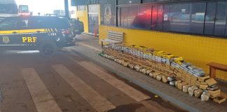 PRF realiza grande apreensão de drogas na BR-364, em Vilhena