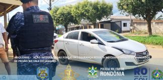 Força Tática recupera veículo com restrição de roubo durante Operação Focal-VJ em Buritis