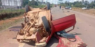 Colisão frontal na BR-421 deixa um morto e dois feridos em Monte Negro