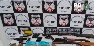 Operação Escórias: Forças de segurança cumprem mandados e prendem dois por porte ilegal de arma em Costa Marques