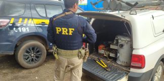 PRF em Rondônia recupera transformador de energia e detém dupla por receptação qualificada