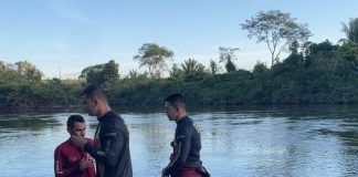 Buscas continuam na Prainha do Cipó após afogamento deixar um morto e duas vítimas desaparecidas em Ariquemes
