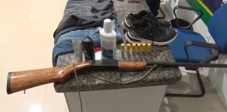 Polícia Militar cumpre mandado de prisão e apreende arma de fogo em Cacoal