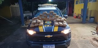 PRF em Rondônia apreende mais de 50 kg de entorpecentes no município de Porto Velho/RO