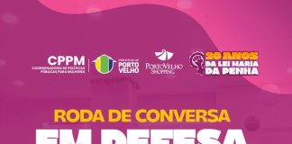 Lei Maria da Penha completa 20 anos e será tema de roda de conversa no Porto Velho Shopping