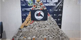 Força Tática apreende cerca de 350 quilos de drogas em caminhão em Porto Velho
