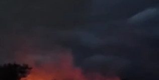 Incêndio atinge área de vegetação na Via Colibri, no Setor 9