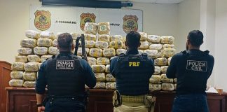 Ação integrada apreende mais de 338 kg de drogas durante abordagem em Seringueiras