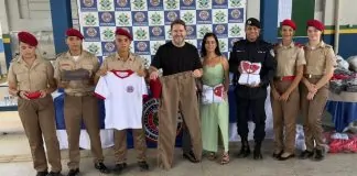 Alex Redano prestigia entrega de 604 uniformes no CTPM III e garante investimento de R$ 140 mil em Ariquemes
