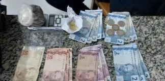 Casal com tornozeleira eletrônica é detido com drogas durante patrulhamento em Pimenta Bueno