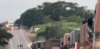 Acidente na BR-364 provoca congestionamento de mais de 25 km entre Jaru e Ouro Preto do Oeste