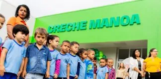Deputado Pedro Fernandes celebra inauguração da Creche Manoa em Cujubim