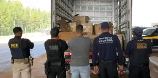 PRF, Receita Federal e DENARC apreendem 600 kg de cocaína escondidos em carga de suplementos na BR-364 em Vilhena