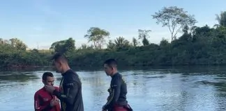 Buscas continuam na Prainha do Cipó após afogamento deixar um morto e duas vítimas desaparecidas em Ariquemes
