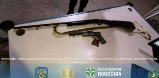 Polícia Militar prende homem por ameaça e apreende armas em caso de violência doméstica em Rio Crespo