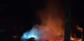Incêndio destrói residência na zona rural de Nova Brasilândia d’Oeste