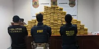 Ação conjunta entre PRF em Rondônia e PMRO resulta na apreensão de mais de 200 kg de drogas em São Miguel do Guaporé