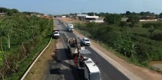 Obras e serviços seguem na BR-364, de Porto Velho a Vilhena