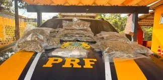 PRF prende suspeitos e apreende mais de 8 quilos de drogas durante fiscalização na BR-364, em Porto Velho